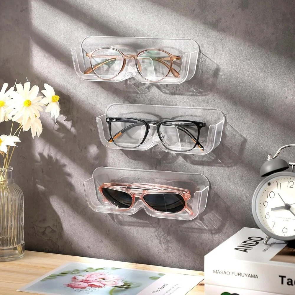 Clear Plastic Glasses Holders – Set of 24